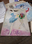 Vtg Lot Ballet Theater Magazine Handbills Programs News Paper Clipping 1930s-50s