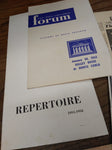 Vtg Lot Ballet Theater Magazine Handbills Programs News Paper Clipping 1930s-50s