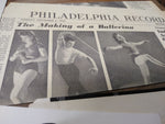 Vtg Lot Ballet Theater Magazine Handbills Programs News Paper Clipping 1930s-50s