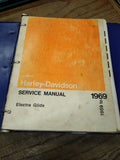 Vtg 1959-1969 Harley Davidson No 99482 69 Service Manual Electra Glide Duo Glide