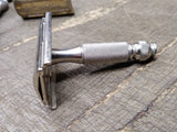 Vtg 1964 J4 Gillette Tech 3 Pc Ball End Double Edge Travel Safety Razor Nice #1