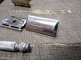 Vtg 1966 L4 Gillette Tech 3 Pc Ball End Double Edge Travel Safety Razor Nice #2