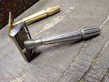 Vtg 1950's Era Gem Micromatic Bullet Tip TTO Single Edge Safety Razor