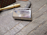Vtg 1950's Era Gem Micromatic Bullet Tip TTO Single Edge Safety Razor
