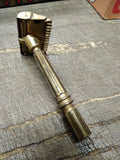Vtg 1930-40 Era Gem Micromatic TTO Single Edge Brass Safety Razor Made In USA