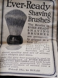 Vtg Ever Ready Single Edge Safety Razor w/Tin & Papers Made In Brooklyn NY USA