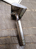 Vtg Ever Ready Single Edge Safety Razor w/Tin & Papers Made In Brooklyn NY USA