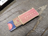 Vtg Valet Auto Strop Single Edge Safety Razor w/Tin Box & Blades Made In NY USA