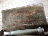 Vtg Gillette Nov 15 1904 3 Piece Ball End Double Edge Safety Razor w/Metal Case!