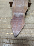 Vtg Valet Auto Strop Leather Strop 13.5 Inch w/Metal Box Made In NY USA