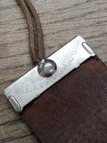 Vtg Valet Auto Strop Leather Strop 13.5 Inch w/Metal Box Made In NY USA