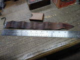 Vtg Valet Auto Strop Leather Strop 13.5 Inch w/Metal Box Made In NY USA