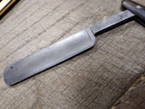 Vtg Magneto Steel Straight Razor w/Jimps