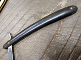 Vtg Magneto Steel Straight Razor w/Jimps