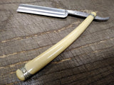 Vtg Unbranded Straight Razor 10/16" Fancy Handle Good Shape!