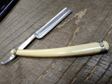 Vtg Unbranded Straight Razor 10/16" Fancy Handle Good Shape!
