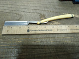Vtg Unbranded Straight Razor 10/16" Fancy Handle Good Shape!