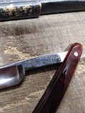 Vtg WICAWA Solingen Straight Razor with Jimps Celluloid Scales Germany!