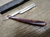 Vtg WICAWA Solingen Straight Razor with Jimps Celluloid Scales Germany!