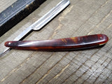Vtg WICAWA Solingen Straight Razor with Jimps Celluloid Scales Germany!
