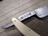 Vtg Omar Brand Straight Razor Hollow Ground 13/16" Made In Germany