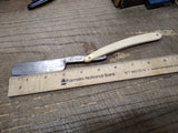 Vtg Omar Brand Straight Razor Hollow Ground 13/16" Made In Germany