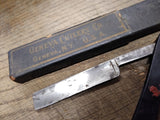 Vtg Genco Henry's X Straight Razor Geneva NY Made In USA!
