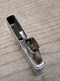 Vtg 1964 ZIPPO Brushed Chrome Cigarette Lighter Engraved Larry & Lizzy Patent #