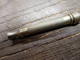 Vtg Gillette 3 Piece Gold Tone Ball End Double Edge Safety Razor USA! #1