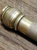 Vtg Gillette 3 Piece Gold Tone Ball End Double Edge Safety Razor USA! #1