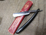 Vtg JR Torrey Razor Co Straight Razor Nice Scales Worcester Mass USA w/Box Nice!