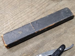 Vtg F Koeller Gun Metal Straight Razor Nice Scales Solingen Germany w/Box Nice!