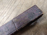 Vtg Lakeside Cutlery Army Navy Straight Razor Nice Scales Chicago Ill w/Box Nice