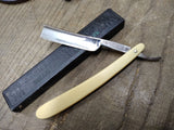 Vtg JA Henckels Twin Works Straight Razor Nice Scales Solingen Germany Box Nice!