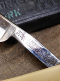 Vtg JA Henckels Twin Works Straight Razor Nice Scales Solingen Germany Box Nice!