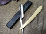 Vtg JA Henckels Twin Works Straight Razor Nice Scales Solingen Germany Box Nice!