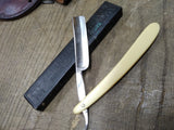 Vtg JA Henckels Twin Works Straight Razor Nice Scales Solingen Germany Box Nice!