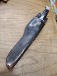 Vtg BUCK 120 Fixed Blade Hunting Knife 12 inch Leather Sheath