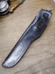 Vtg BUCK 120 Fixed Blade Hunting Knife 12 inch Leather Sheath