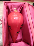 Vtg 2011 Pier1 Li Bien Blown Glass Reverse Hand Painted Angel Christmas Ornament