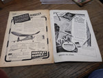 Vtg 3 Pc Lot Model Airplane News Magazine 2 x 1947 1948 Radio Control CL Planes!