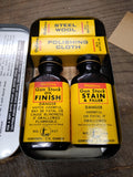 Vtg Outers Gunslick Stock Finish Kit No 455 w/Tin and Box!