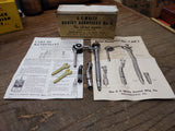 Vtg SS White Dental Mfg Doriot Handpiece No 4 For All Belt Engines Dentistry Box