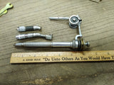 Vtg SS White Dental Mfg Doriot Handpiece No 4 For All Belt Engines Dentistry Box