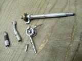 Vtg SS White Dental Mfg Doriot Handpiece No 4 For All Belt Engines Dentistry Box