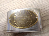 Vtg The Peoples Savings Bank Commercial Branch Advertising Metal Coin Bank USA!!