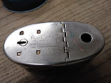 Vtg The Peoples Savings Bank Commercial Branch Advertising Metal Coin Bank USA!!