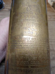 Vtg Brass Fyr Fyter Co Super Model Fire Extinguisher Continuous Stream EMPTY!