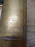 Vtg Brass Fyr Fyter Co Super Model Fire Extinguisher Continuous Stream EMPTY!