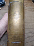 Vtg Brass Fyr Fyter Co Super Model Fire Extinguisher Continuous Stream EMPTY!